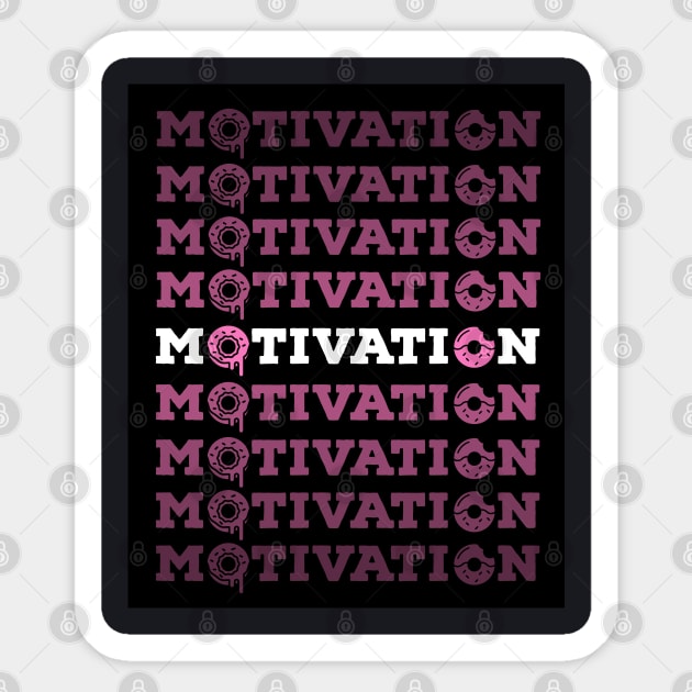 Motivation Donuts Sticker by Suzhi Q